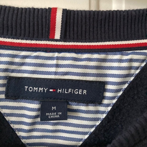 Mens Tommy Hilfiger Sweater(Black) and Sweat Shirts (Dark navy) Size:M - Picture 5 of 5
